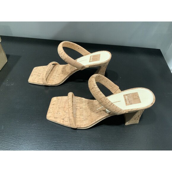 DOLCE VITA NOVAH Cork Heel Sandal Size 8 - Picture 4 of 6